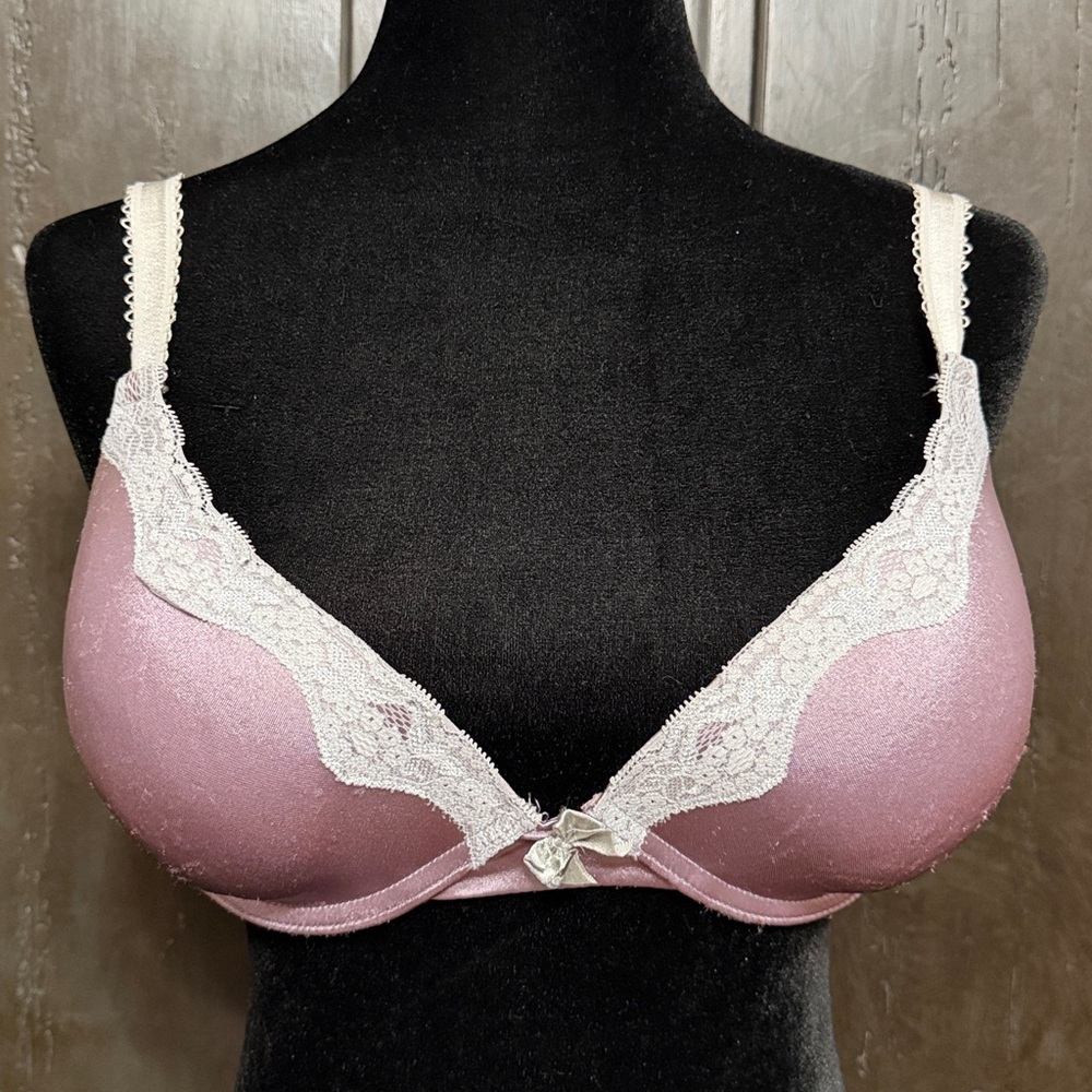 Ambrielle Purple with blue lace Bra - Size 38C